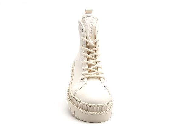 Alpe boots bottine plates femme 2307 blanc
