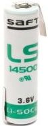 Saft - LS14500 - AA Batterij - 3.6 V - 2600 mAh - Li-SOCl2