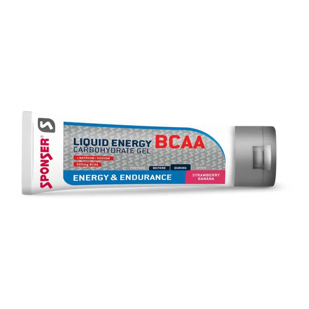 Sponser sport food BCAA Liquid Energie-Gel Erdbeere und Banane 70g