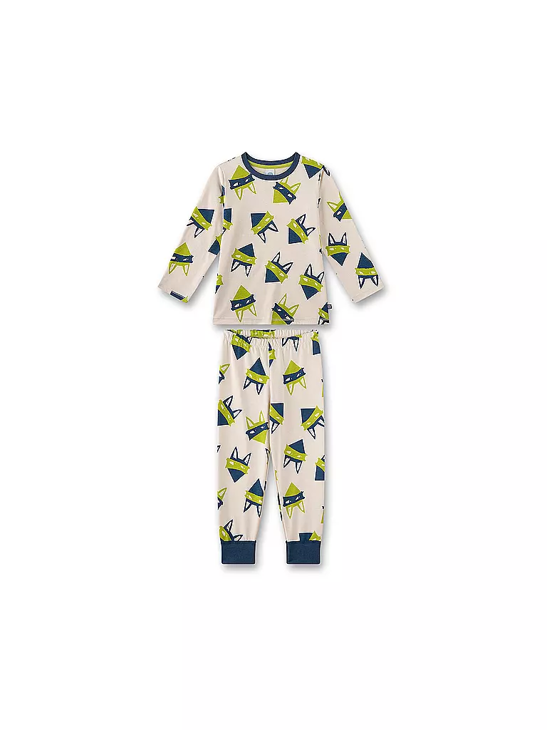 SANETTA Jungen Pyjama creme