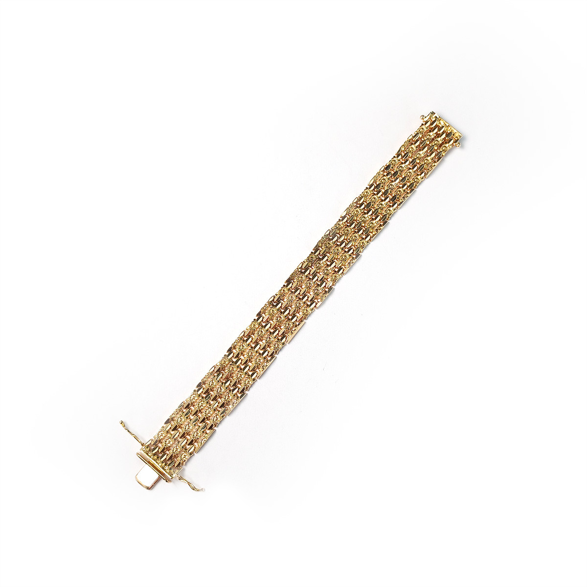 Bracelet d'occasion or 750 jaune 19 cm