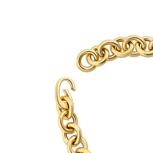 Sif Jakobs Jewellery Chain Carrara Armbånd, Gold Plated, 18 cm