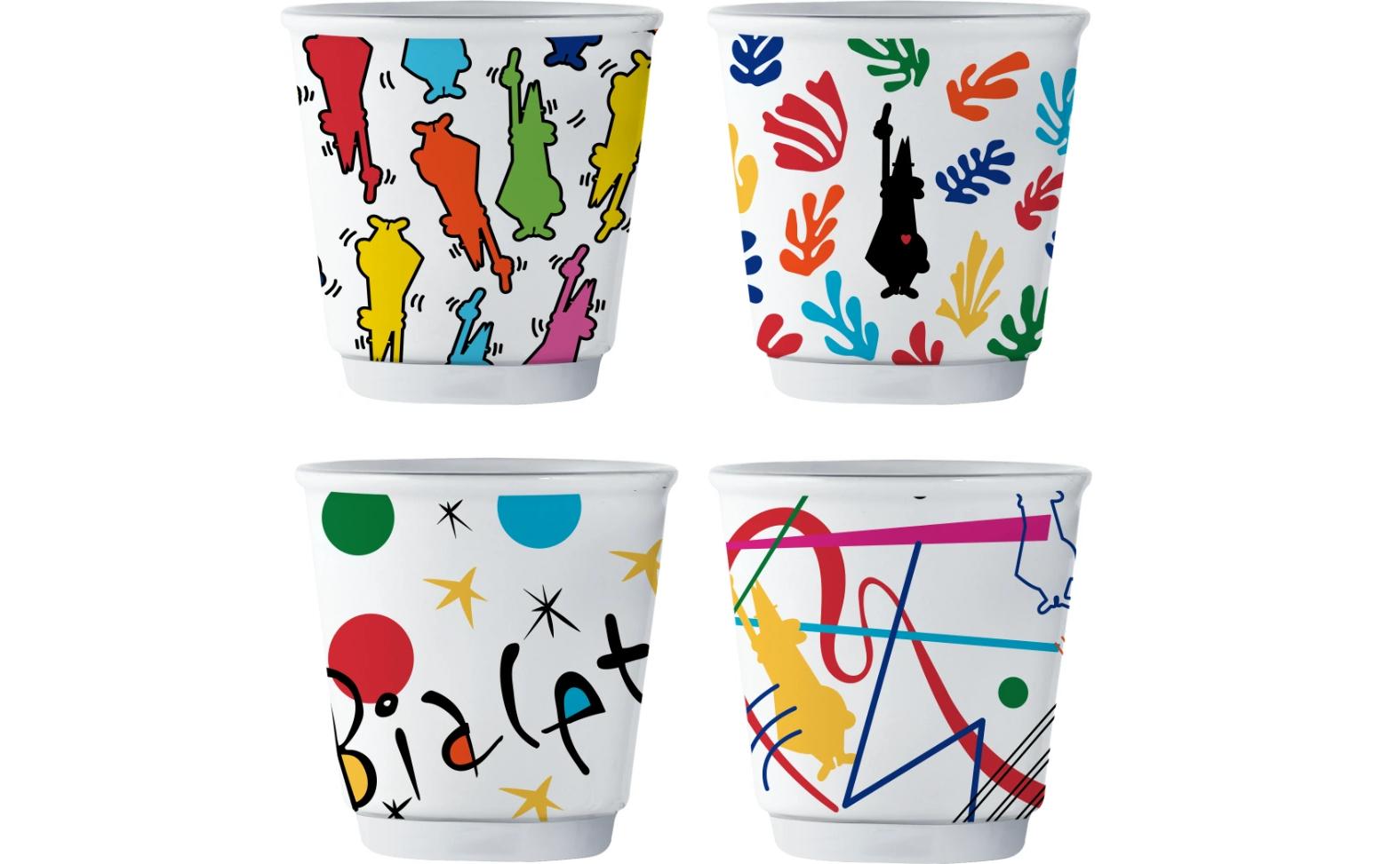 Kaffeebecher Arte 80 ml, 4 Stück, MehrfarbigSet aus 4 Becher