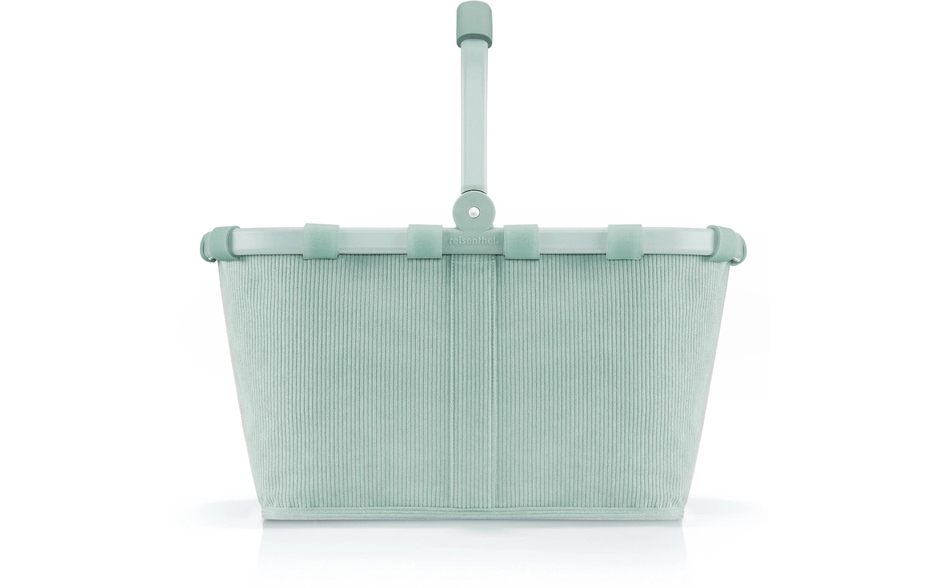 Einkaufskorb Carrybag Cord MintStillvoller Einkaufskorb für den täglichen Einkauf