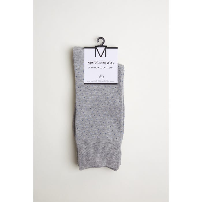 Marcmarcs-2-pack sokken stippen - MarcMarcs