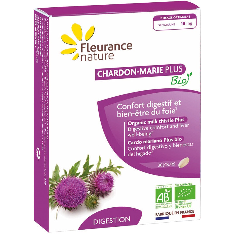 Cure confort digestif & bien-être du foie bio - Chardon-Marie - 30 jours