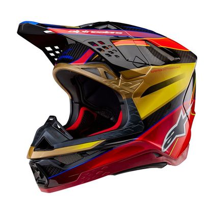 Casque cross Alpinestars SUPERTECH S-M10 - ERA 2023 - Jaune / Rouge