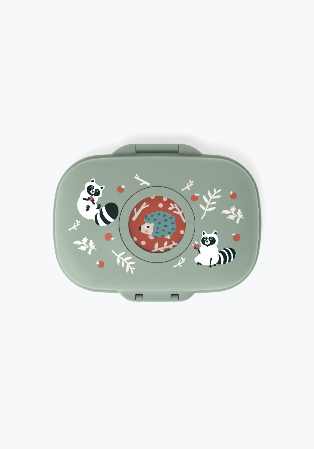 Monbento Kinder-Snackbox MB Gram Green Raccoon