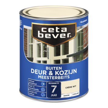 CetaBever Meesterbeits Deur & Kozijn zijdeglans dekkend crème wit 750 ml