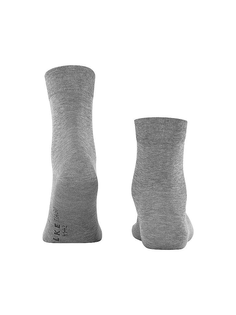 FALKE Socken TIAGO steel melange hellgrau