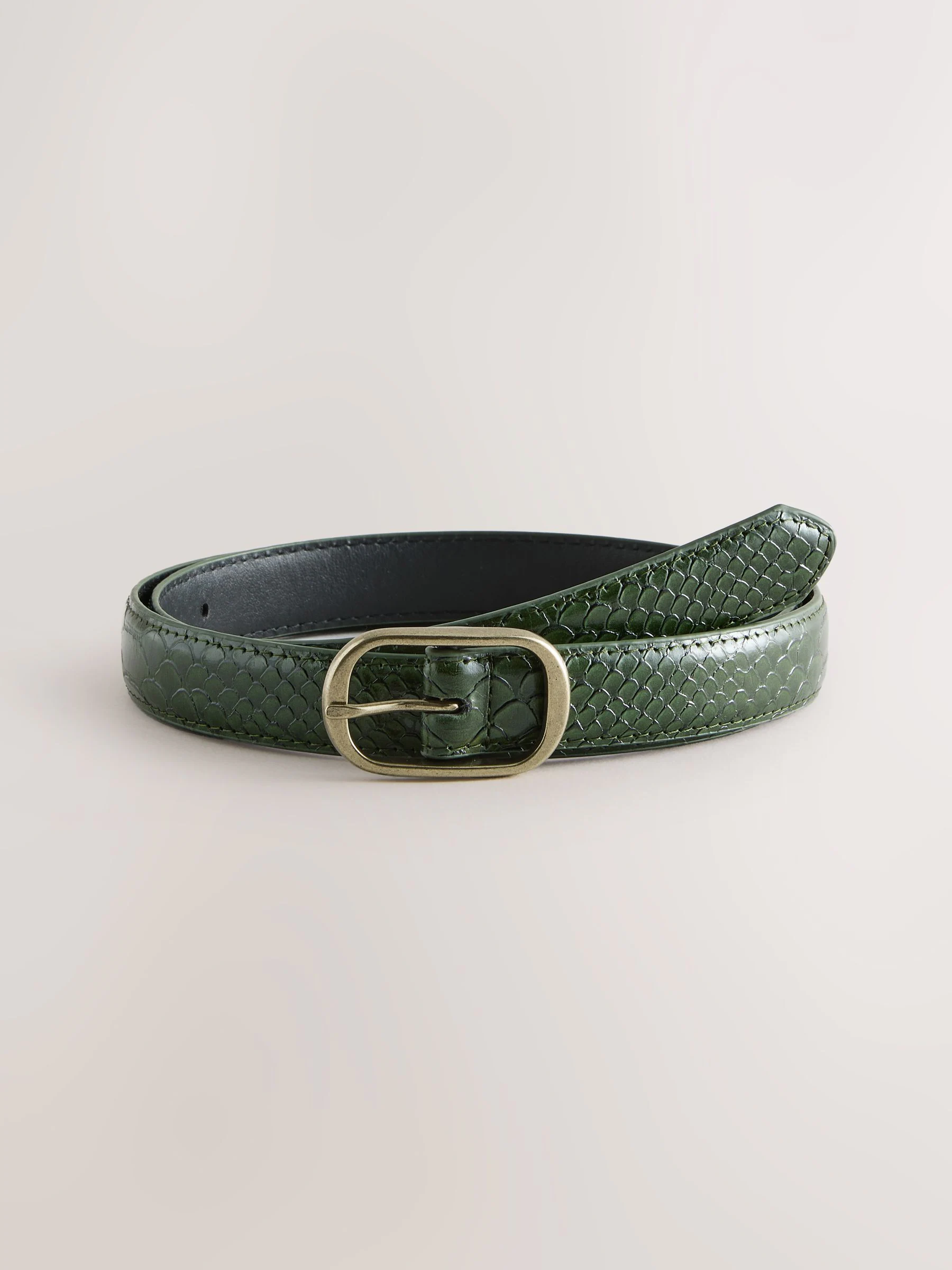 Kakigroen - Croc Effect Regular PU Belt