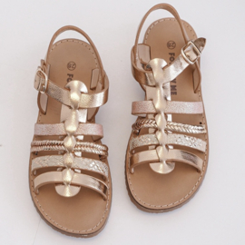 Sunny side sandals - champagne
