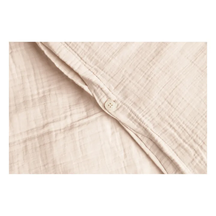 garbo&friends Parure de lit en mousseline de coton | Sable