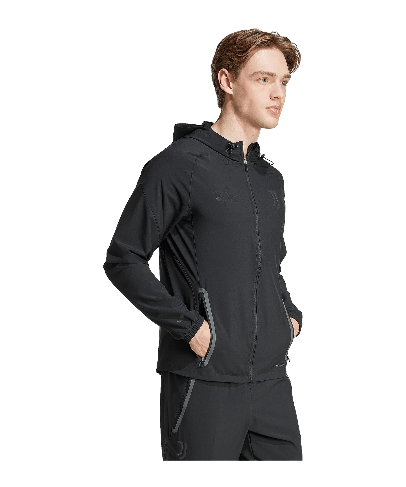 adidas FC Juventus Turin Tiro Trainingsjacke Schwarz