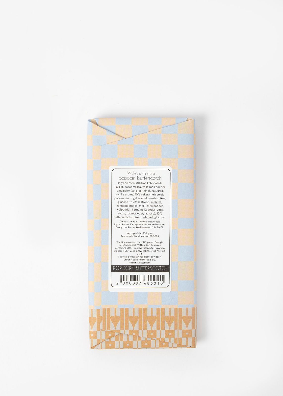 Chocoladereep melk Popcorn Butterscotch