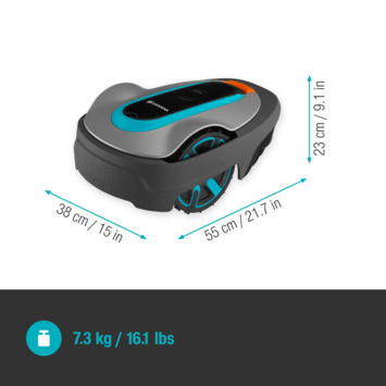 Gardena robotmaaier Sileno City 600 m² - 17cm