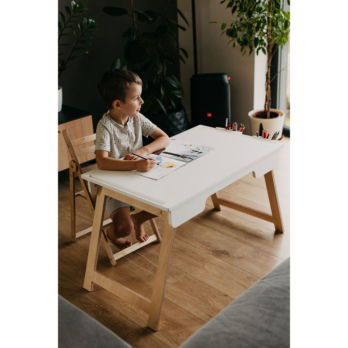 Duck WoodworksDuck Woodworks   Montessori Tisch weiss