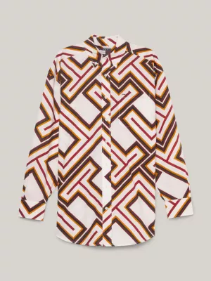 Camisa Tommy x Pendleton Prep Valley Stripe TH Monogram