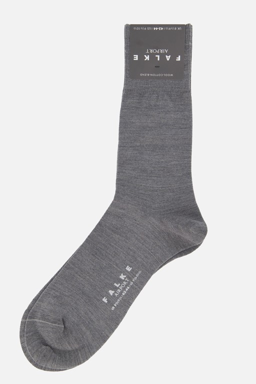 Falke Airport Sokken grijs Textiel