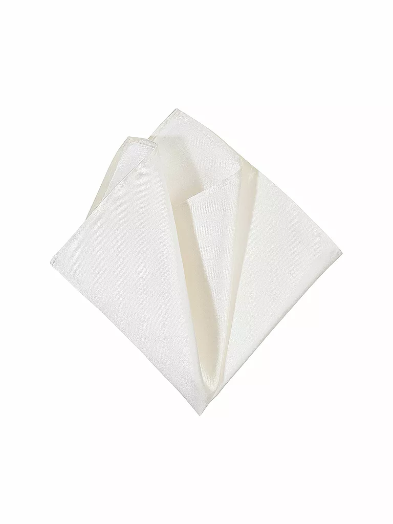 SEIDENFALTER Stecktuch  beige