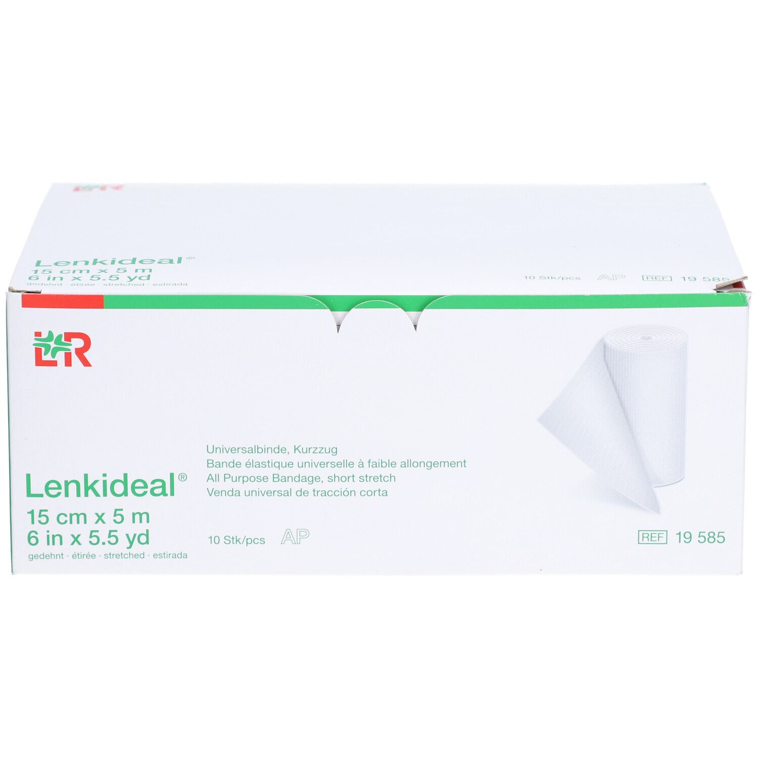 LENKIDEAL Idealb.15 cmx5 m weiß o.Verbandkl.lose