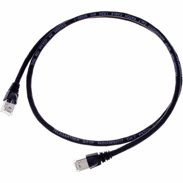 Telegärtner CAT6A Patchkabel 1m, sw