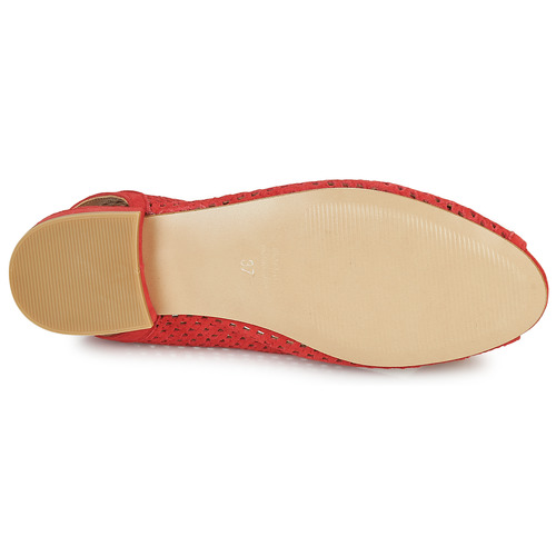 JB Martin - LOUISEE - CHEVRE VELOURS PERFO ROUGE