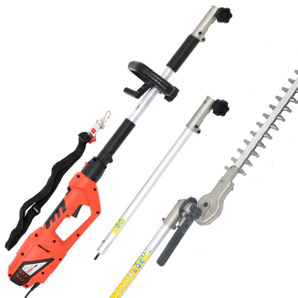 Hecht jardin 695 Taille haies telescopique electrique 900W pour arbustes et buissons