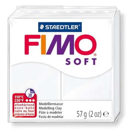 STAEDTLER® FIMO® soft Normalblock, 57 g, weiß