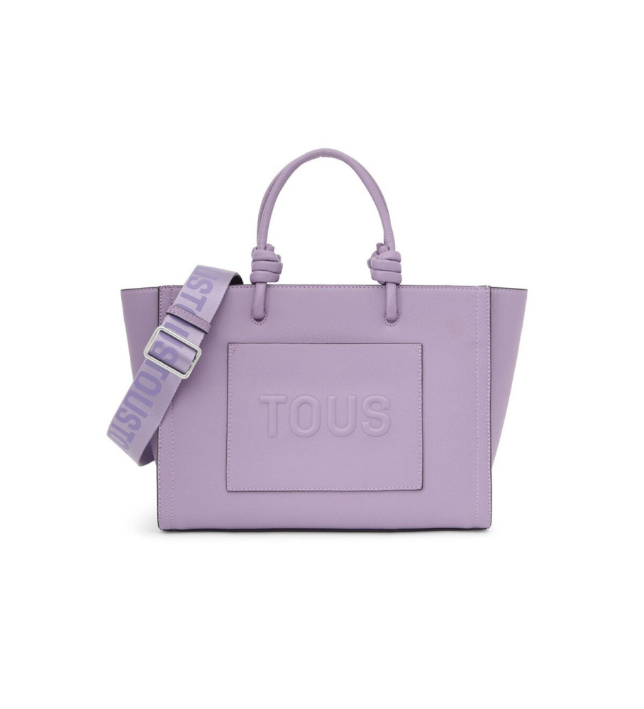Bolsa Tous Amaya Shopper na cor lilás
