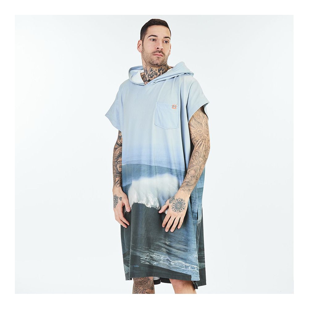 After Essentials MICROFIBER NAZARE - Poncho gris