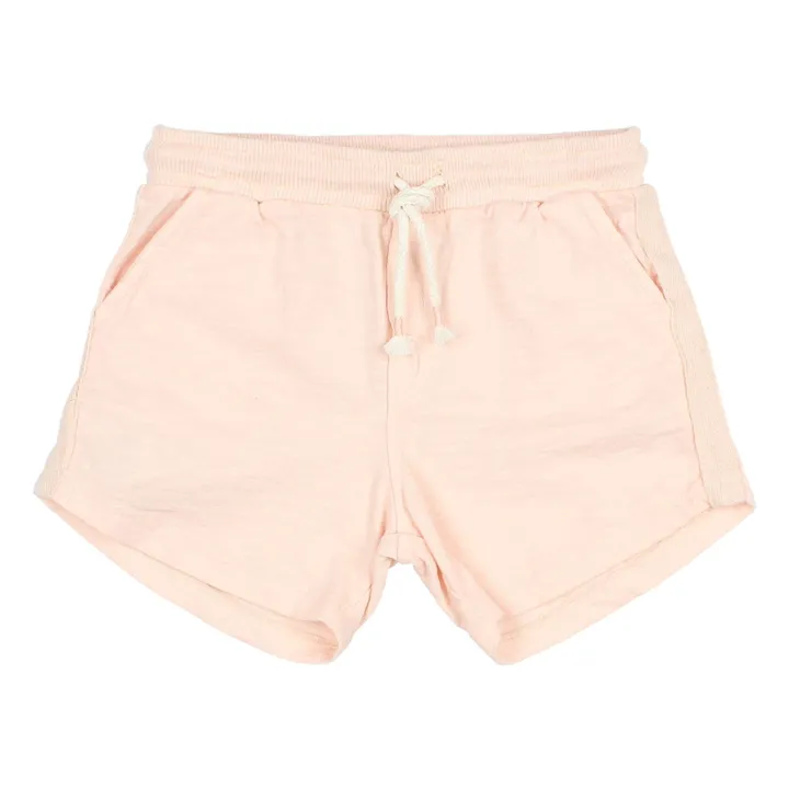 Búho Short Coton Flammé | Rose pâle