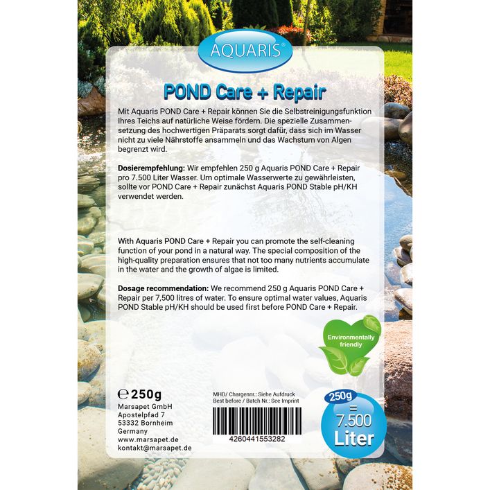 AQUARIS Teichpflege-Produkte für Teichfische - POND Care + Repair