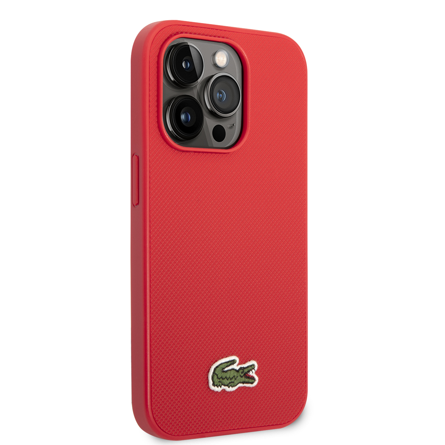 iPhone 14 Pro MagSafe Hardcase Hülle Iconic Petit Pique (LCHMP14LPVCR) - Rot