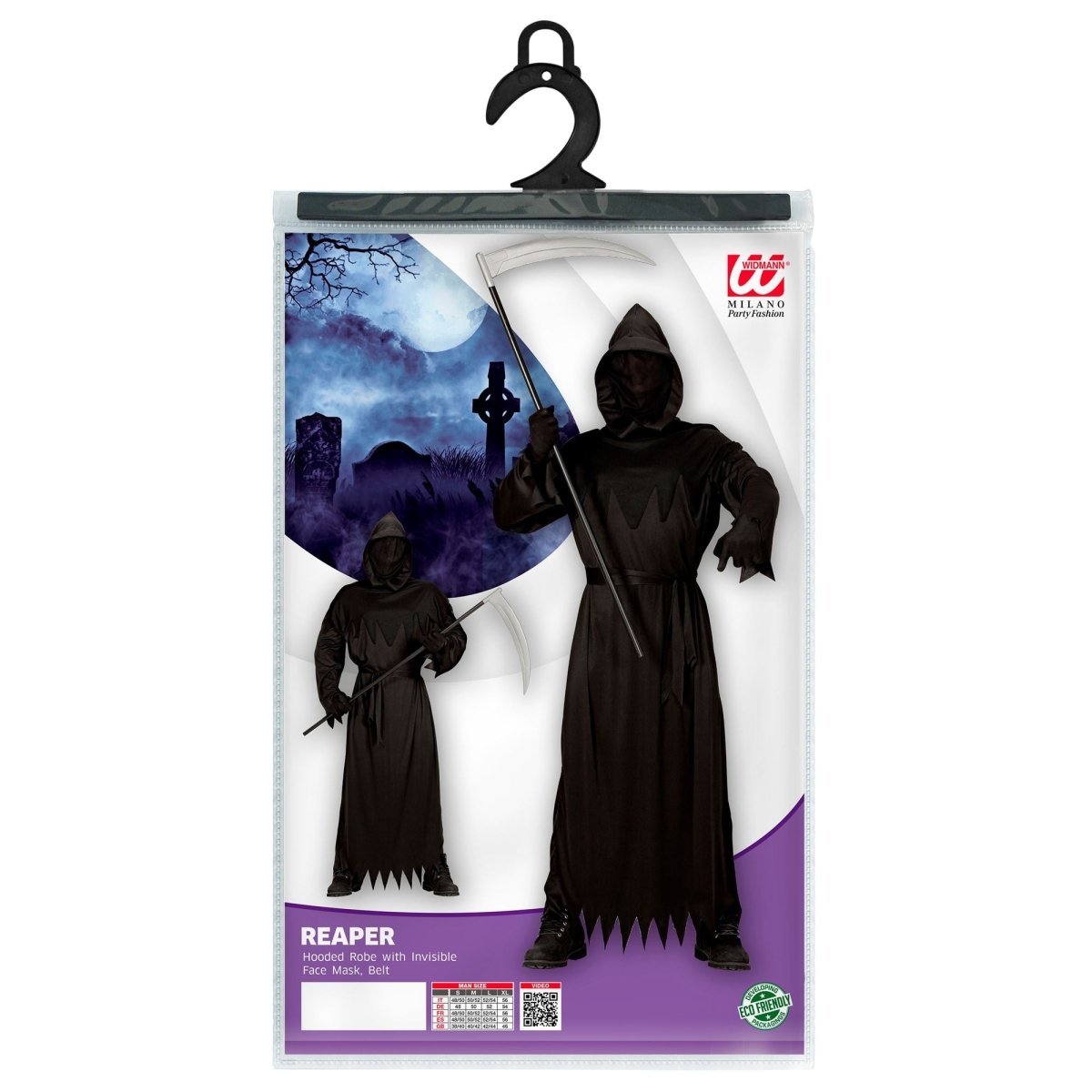 Halloween Kostuum Zwart Heren Grafschender