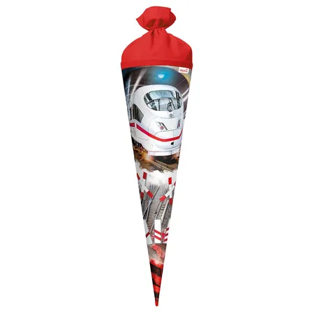 Roth Schultüte Schnellzug mit Filzverschluss, 70 cm, rund
