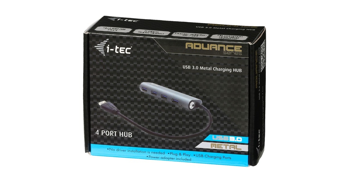 i-tec4-Port USB 3.0 Metal Charging usb-hub