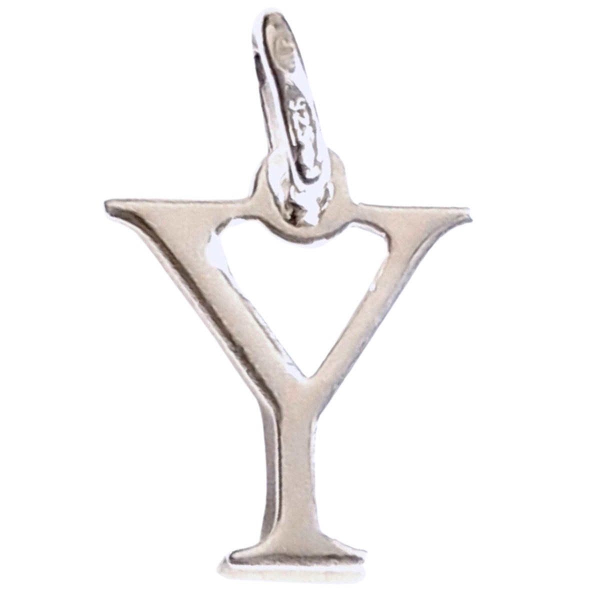 Pendentif Initiale simple lettre Y en argent 925°/00