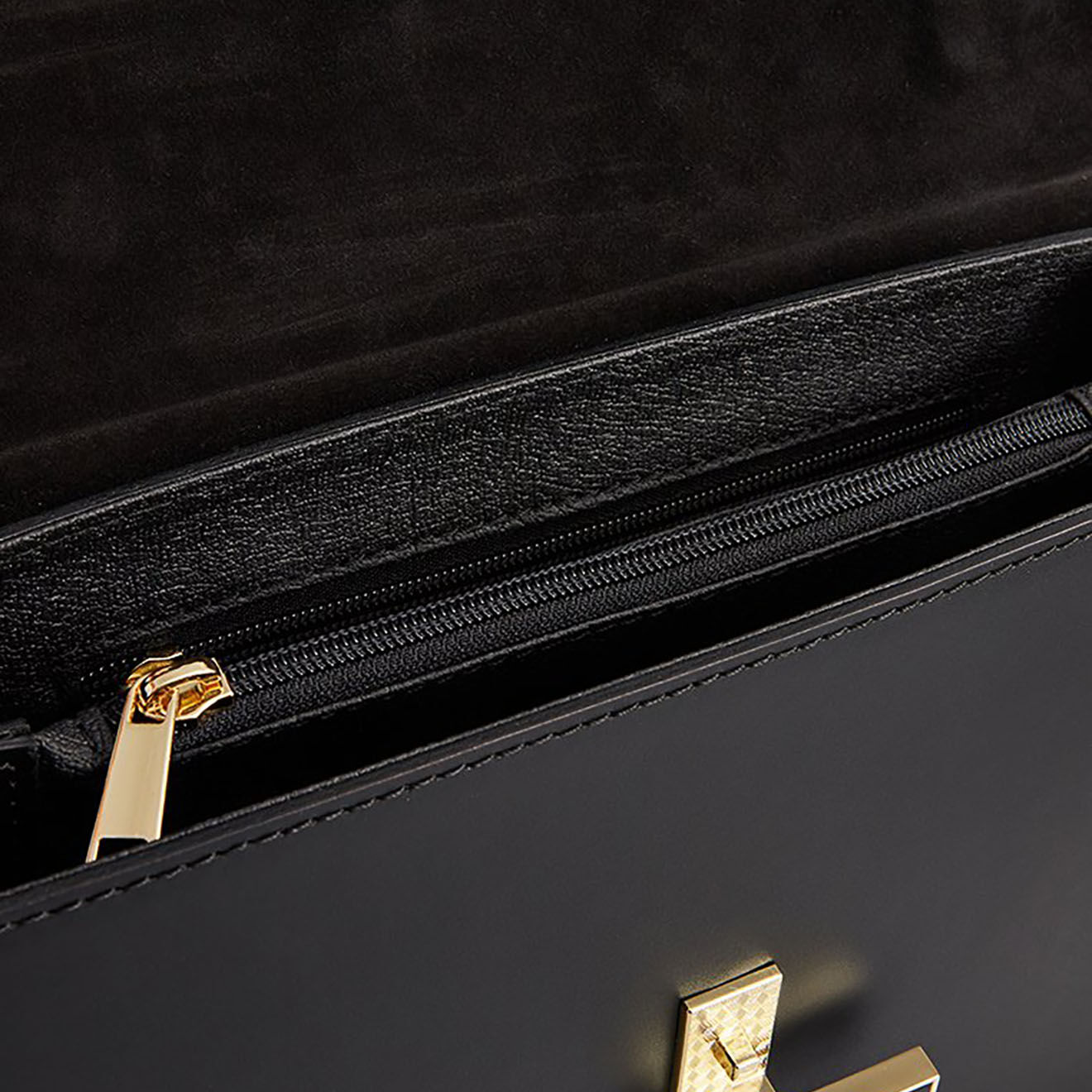 Christian Laurier Sac bandoulière en Cuir Mini Emma noir - 21x16x8 cm