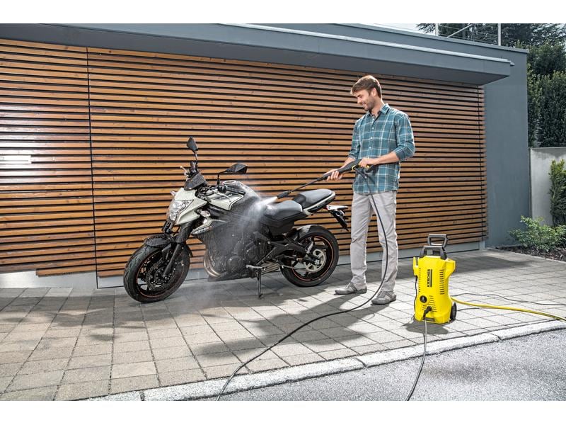 Kärcher Professional Hochdruckreiniger K 2 Premium Power Co Mit zwei Strahlrohren und 7 Meter langem Kabel