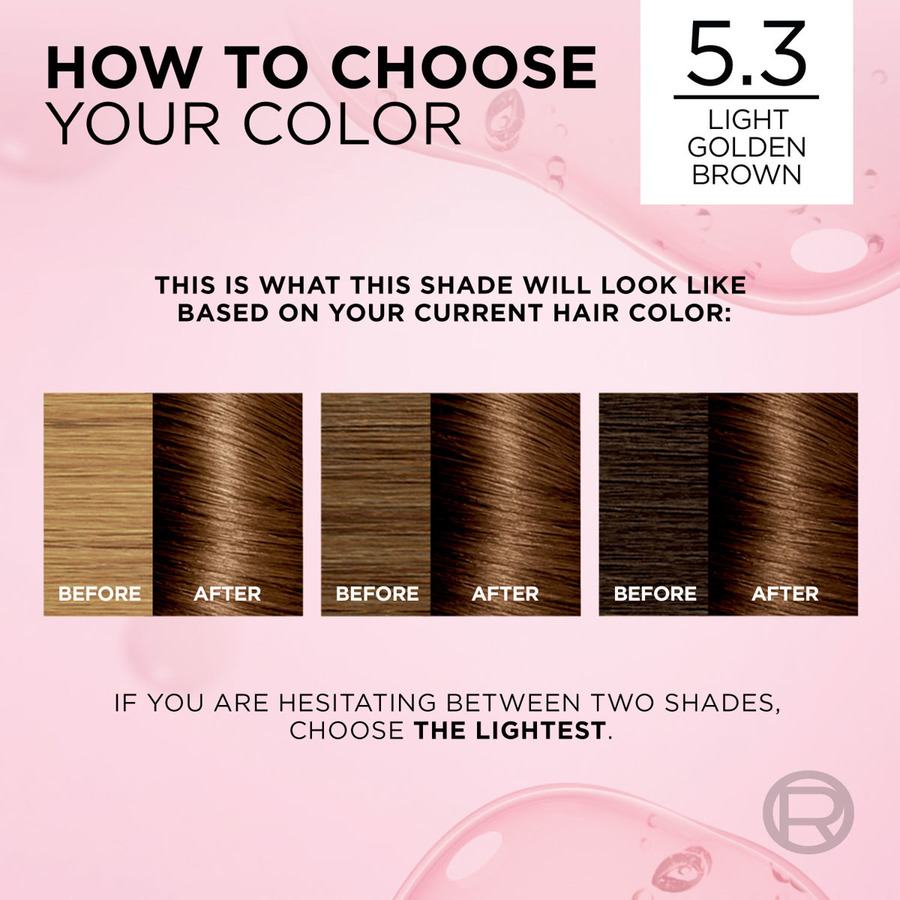 L'Oréal Paris Excellence Creme 5.3 Golden Light Brown