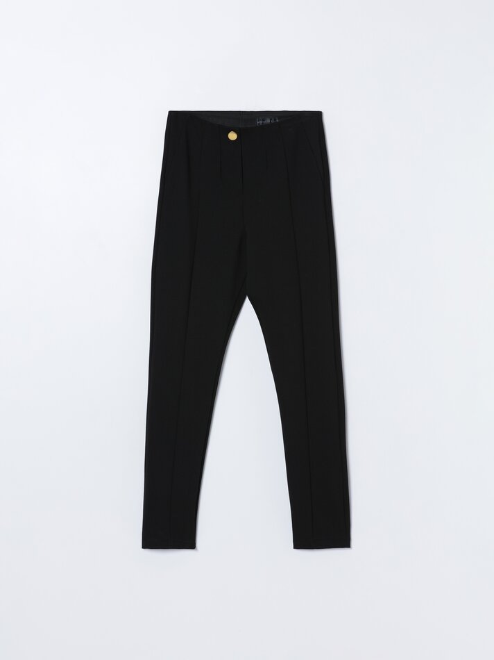 Calça legging de malha Roma - Preta
