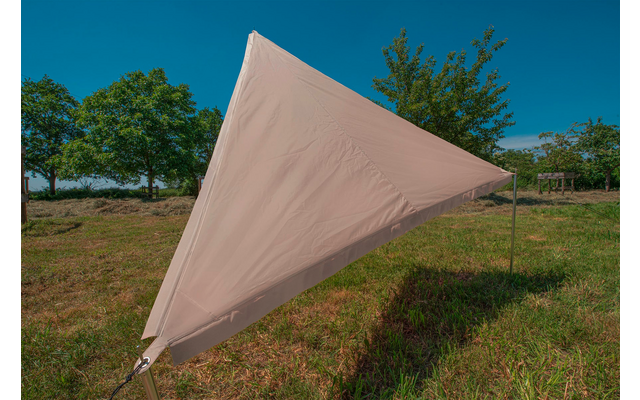 Bent Sonnensegel Zip-Protect Canvas Single mit Reißverschluss-Abdeckklappen