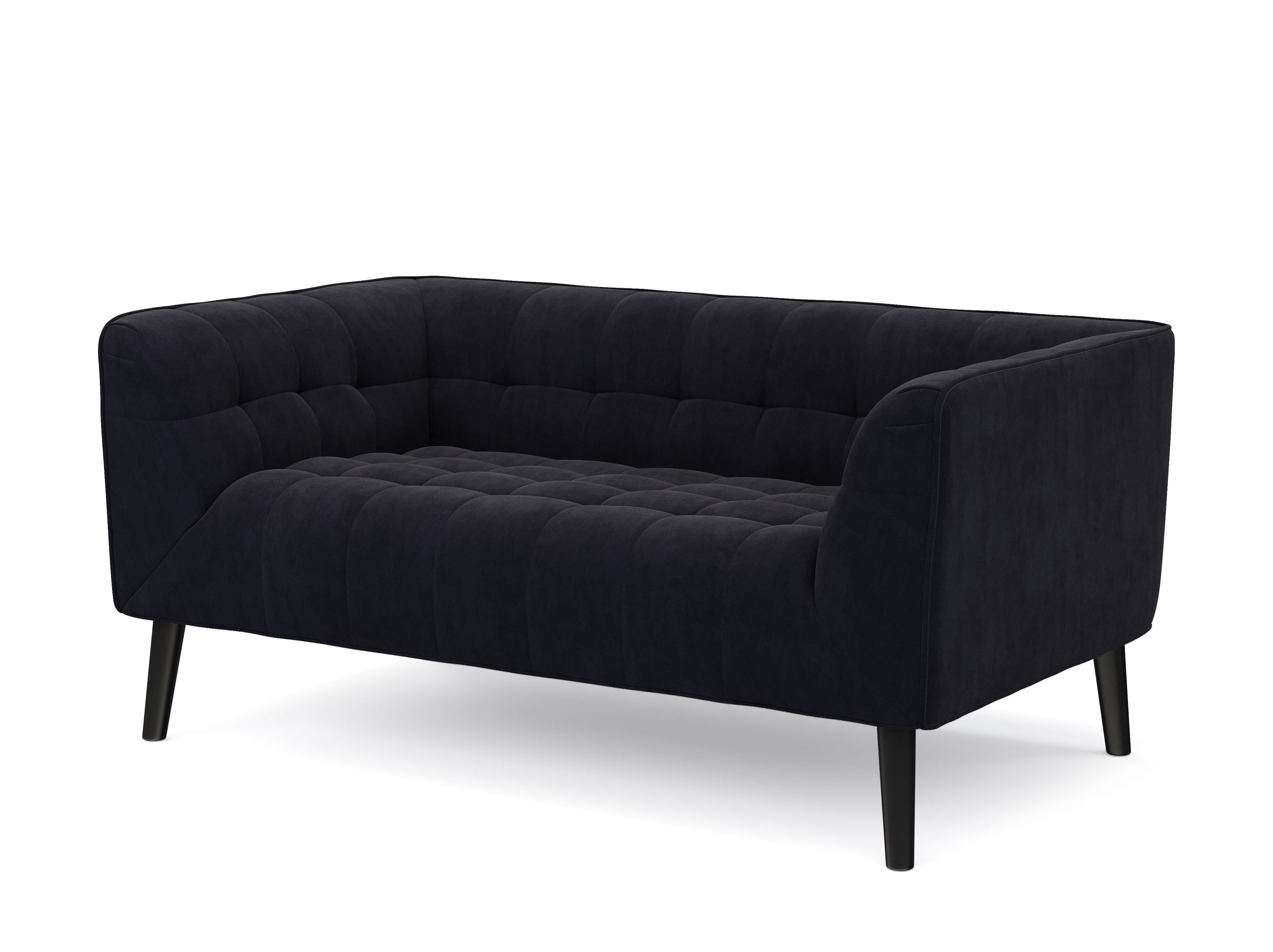 Sofa Set Samt MERLIN anthrazit