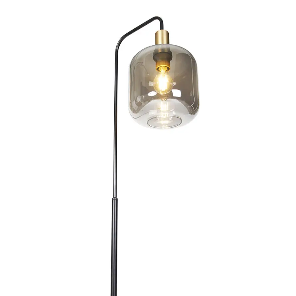 Qazqa vloerlampen zuzanna grijs e27