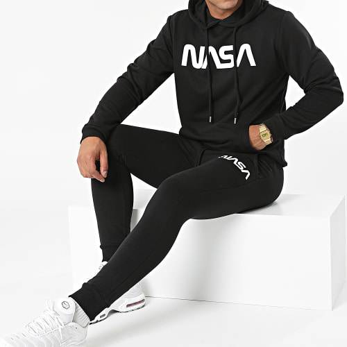 Ensemble De Survetement Worm Logo Noir Blanc