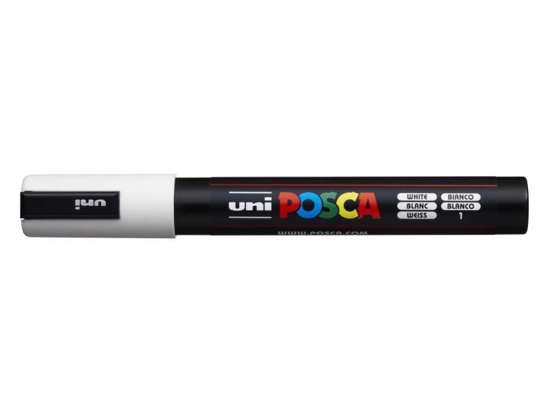 Uni Permanent-Marker POSCA 1.8-2.5 mm Weiss Universell einsetzbarer Marker