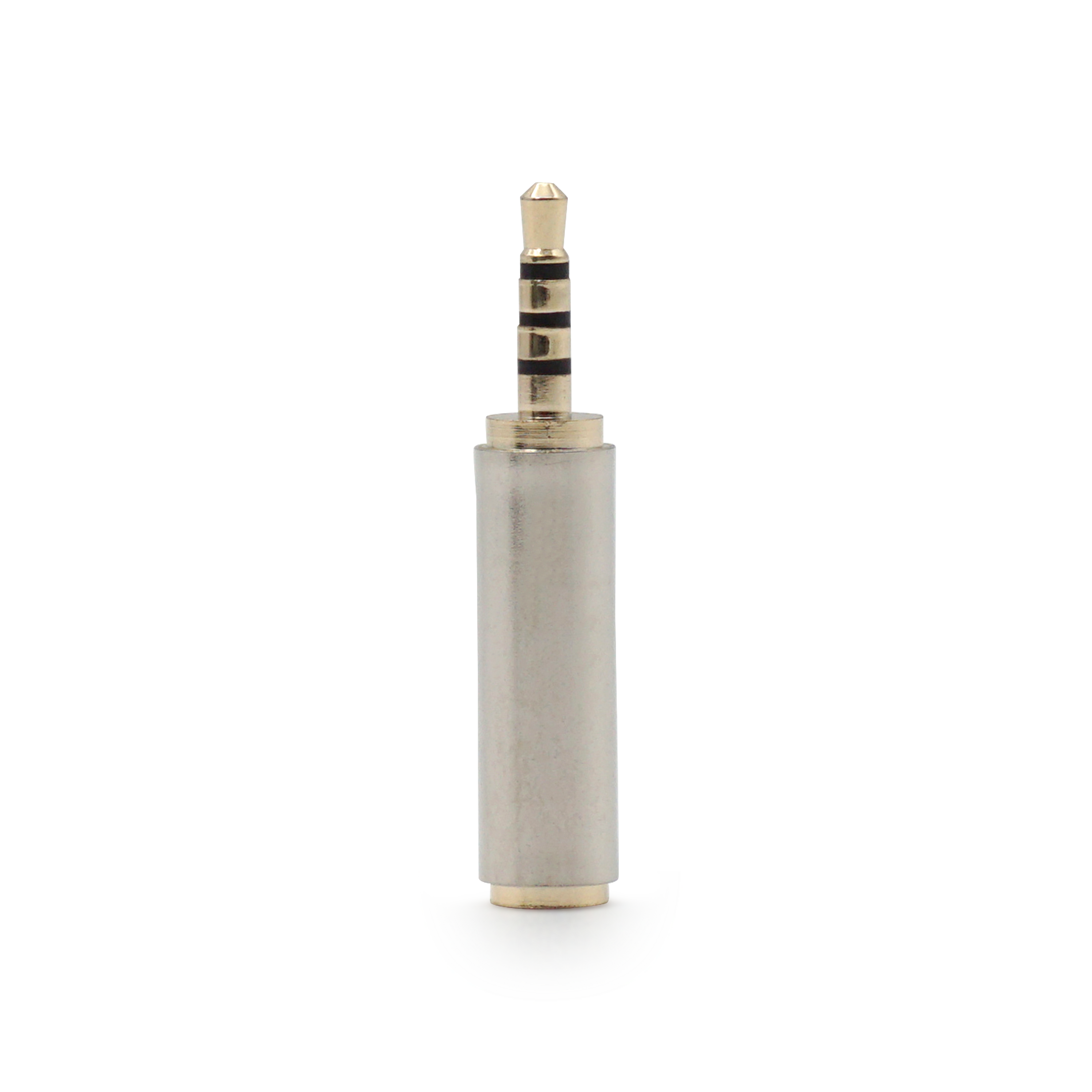 Audio Adapter 2.5mm Klinkestecker auf 3.5mm Klinke Buchse - Silber