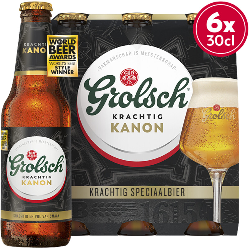 Grolsch Krachtig kanon speciaalbier 6-pack
