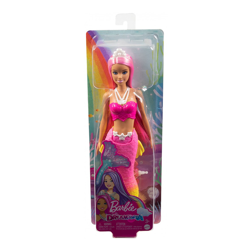 Barbie Sirène Dreamtopia - cheveux roses